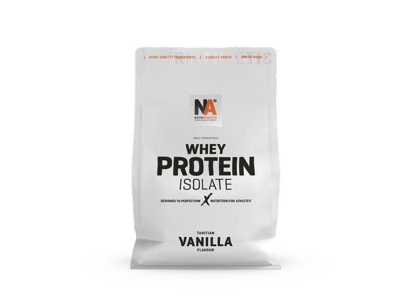 NUTRIATHLETIC Nahrungsergänzung Whey Protein Isolate Tahitian Vanilla