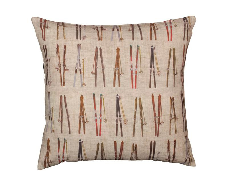 Hubatka Kissenbezug Skier 43 x 43 cm, Braun