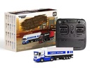 Turbo Racing Lastwagen C50 mit Anhänger Weiss, 1:76, RTR