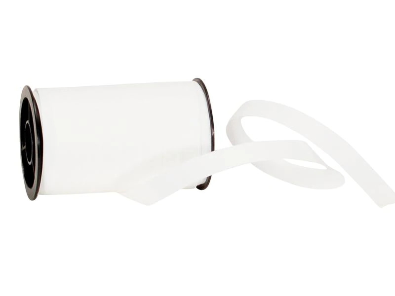 Spyk Geschenkband Poly Matt 10 mm x 20 m, Weiss