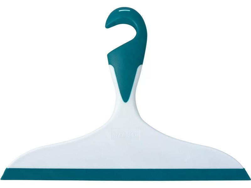 Wenko Duschabzieher Loano Petrol/Weiss