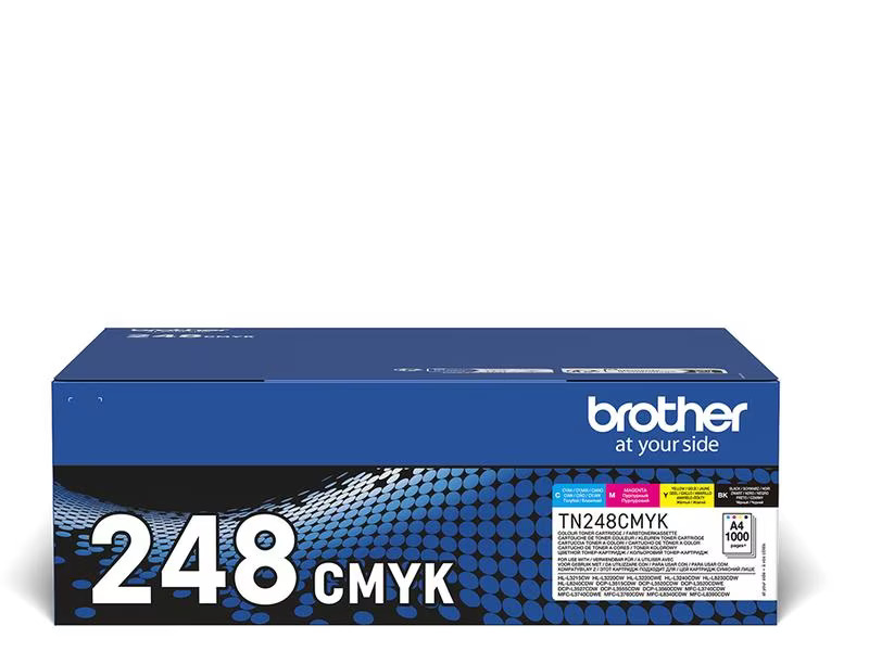 Brother Toner TN-248 VAL Black/Cyan/Magenta/Yellow