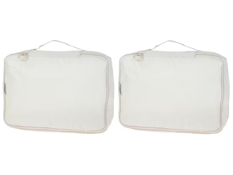 KOOR Kleiderbeutel Reesa, Grösse S, 2er-Pack, Beige