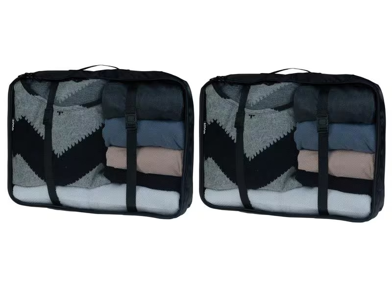 KOOR Kleiderbeutel Reesa, Grösse XL, 2er-Pack, Schwarz