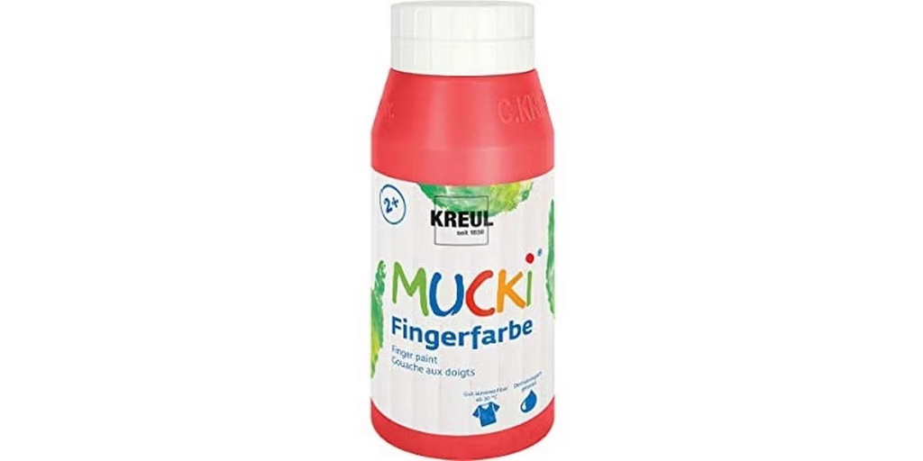 Kreul Fingerfarbe Mucki 750 ml, Rot