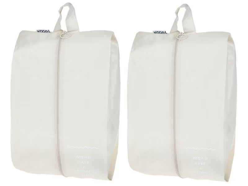 KOOR Schuhbeutel Reesa, 2er-Pack, Beige