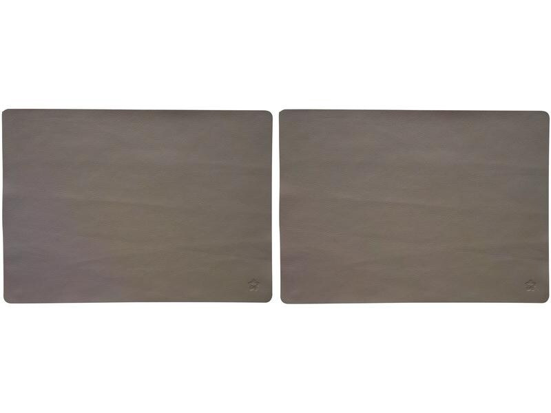 Pichler Tischset Jazz 33 cm x 46 cm, 2 Stück, Taupe
