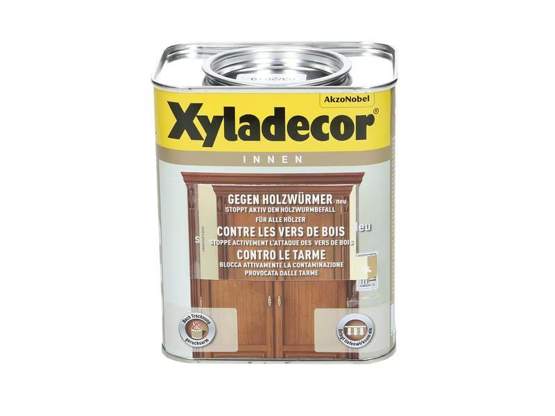Xyladecor Schutzlack gegen Holzwürmer Farblos, 750 ml