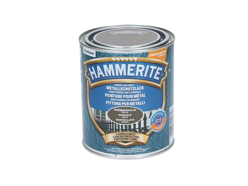 Hammerite Metall-Schutzlack HS Braun, 750 ml