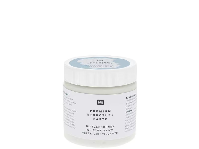 Rico Design Glitterpaste Premium Glitzerschnee 250 ml