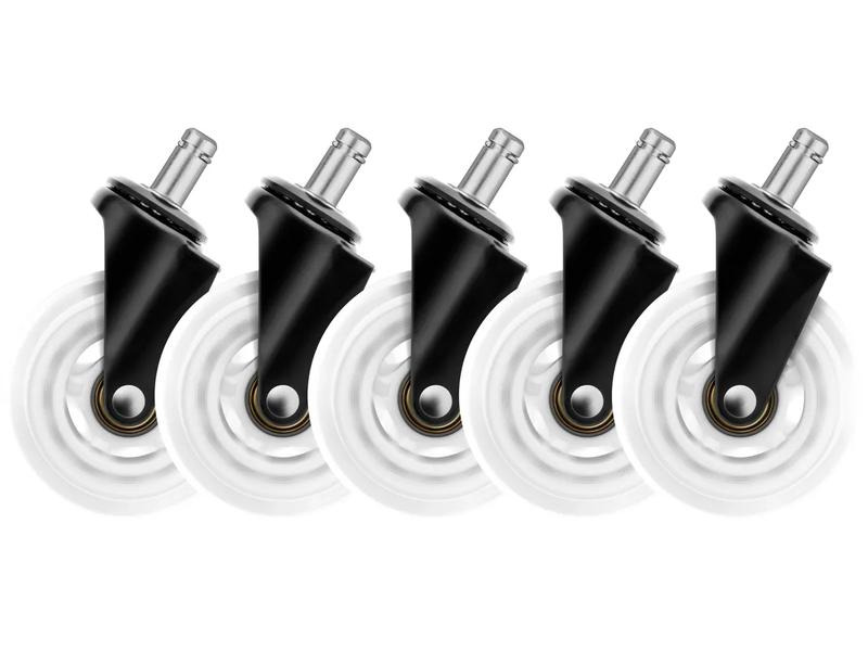 DELTACO Ersatzrollen Casters Weiss