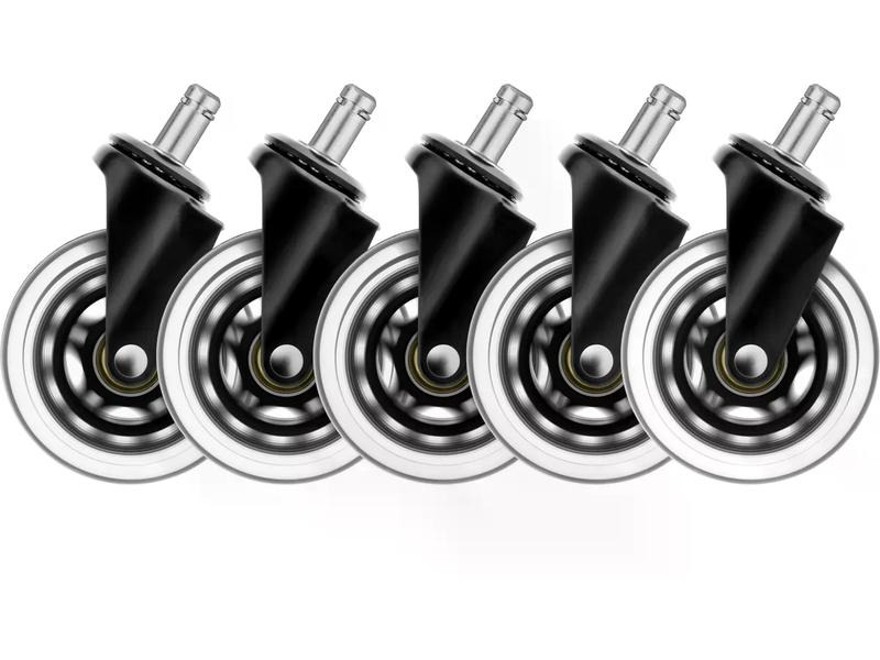 DELTACO Ersatzrollen Casters Schwarz
