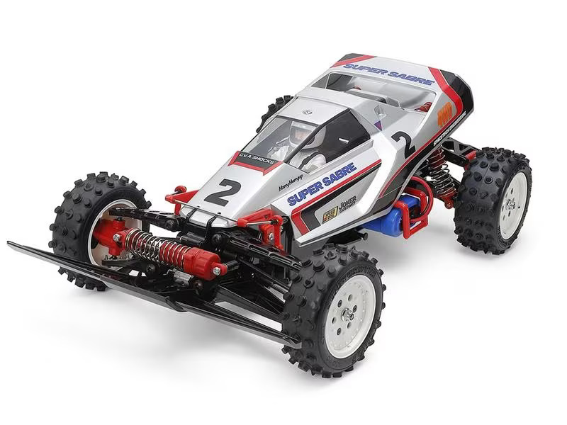 Tamiya Buggy Super Sabre (2023) 4WD Silber, Bausatz, 1:10