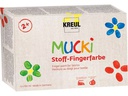 Kreul Fingerfarbe Kreul Mucki 150 ml, 6 Stück