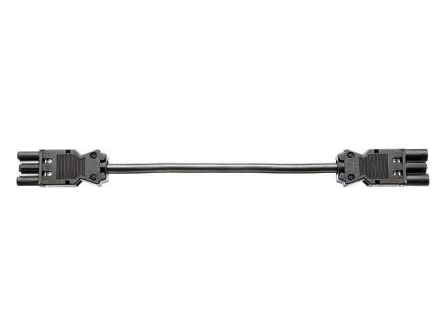 Bachmann Verlängerungskabel GST18i3 - GST18i3, 1 m, Schwarz