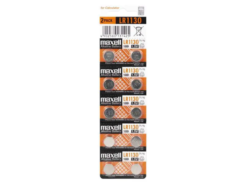 Maxell Europe LTD. Knopfzelle LR1130 10 Stück