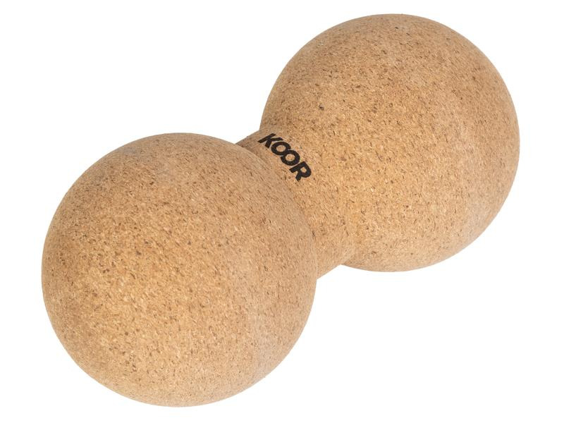 KOOR Faszientraining Doppelball, Kork