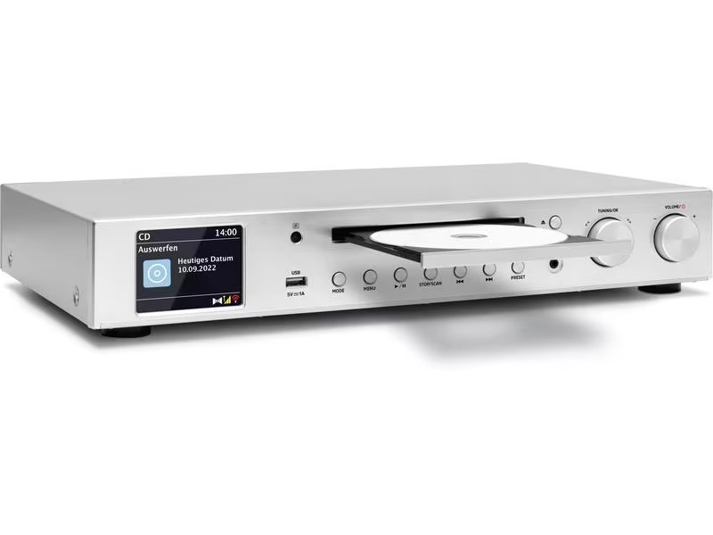 Technisat Radio-Tuner DigitRadio 143 CD V3 Silber