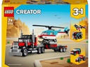 LEGO® Creator Tieflader mit Hubschrauber 31146