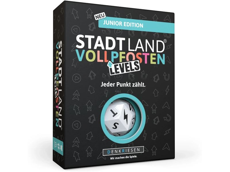 Denkriesen Kinderspiel STADT LAND VOLLPFOSTEN – Levels -DE-