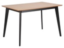 AC Design Tisch Roxby 120 x 80 x 76 cm, Nature/Schwarz