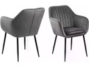 AC Design Stuhl Emilia Dunkelgrau