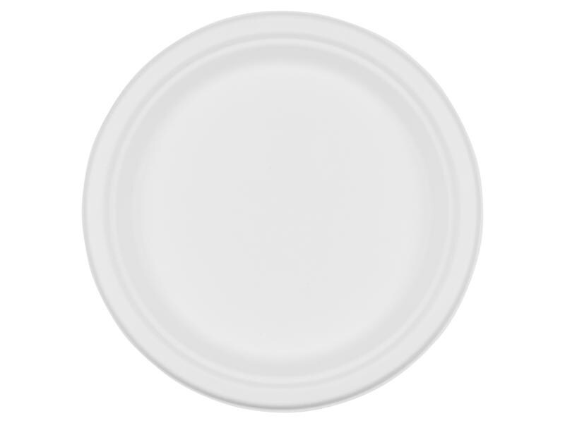 FURBER Einwegteller Ø 22.5 cm, 50 Stück, Weiss