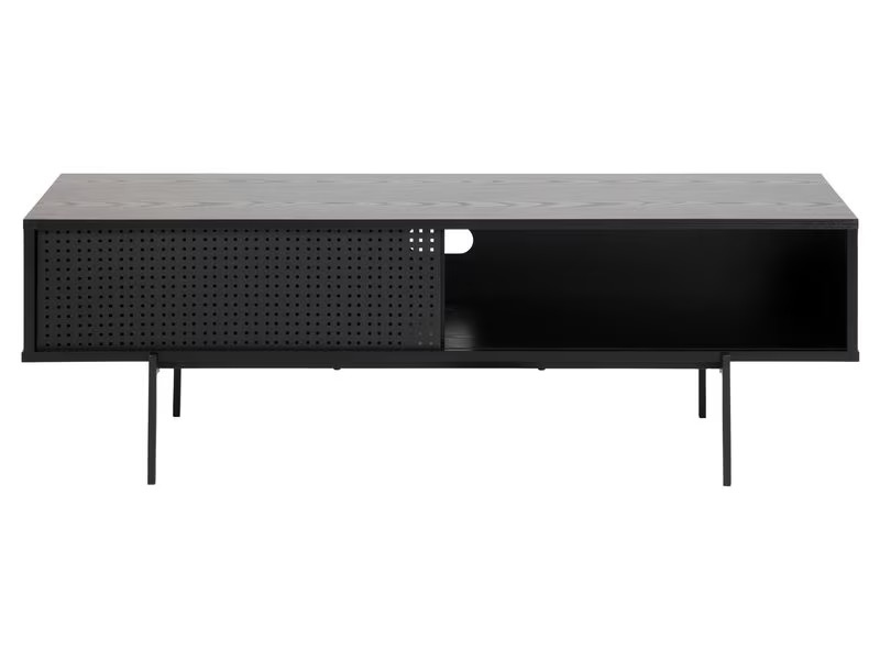 AC Design Konsolentisch Angus 140 x 40 x 44.5 cm, Schwarz