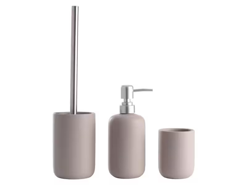 Schou Badezimmer-Set 3-teilig, Grau