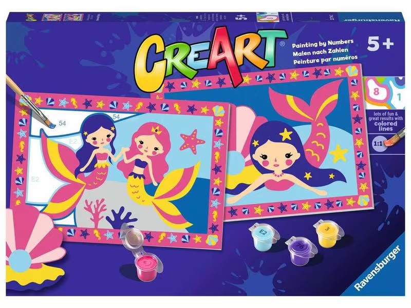 Ravensburger Malen nach Zahlen CreArt: Mermaid Magic