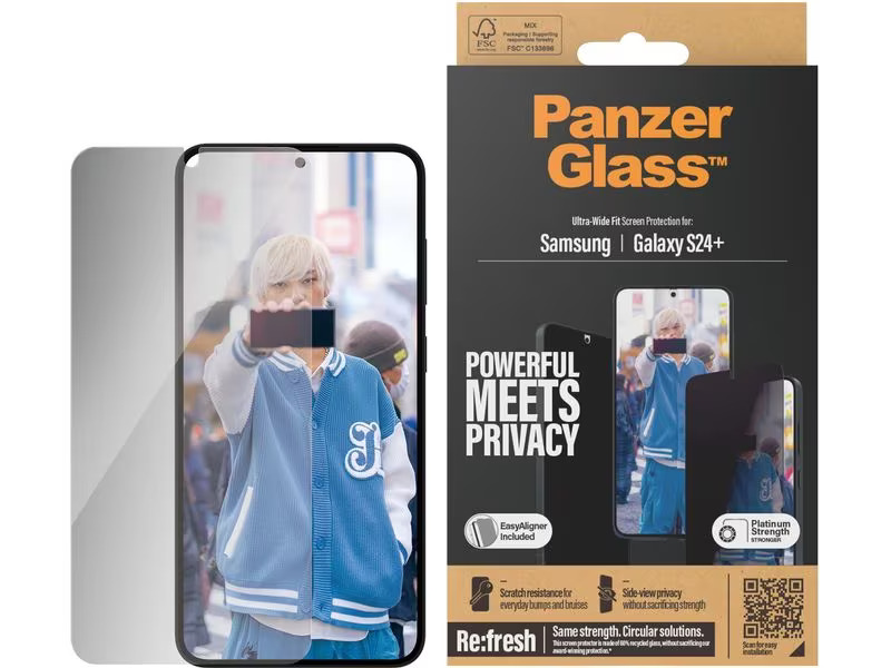 Panzerglass Displayschutz Ultra Wide Fit Privacy Galaxy S24+