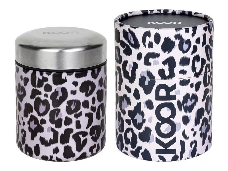 KOOR Thermo-Foodbehälter White Leopard, 0.4 l