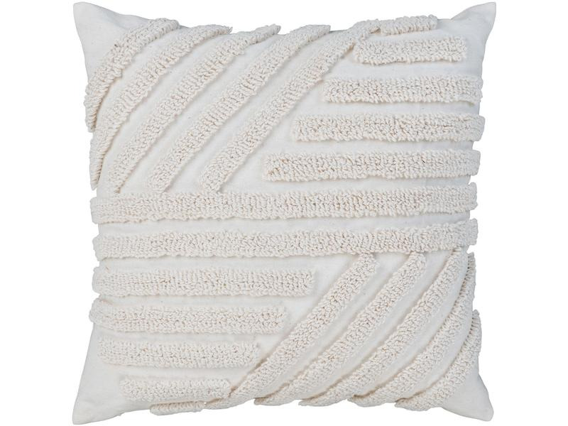 House Nordic Kissen Albany 45 x 45 cm, Weiss