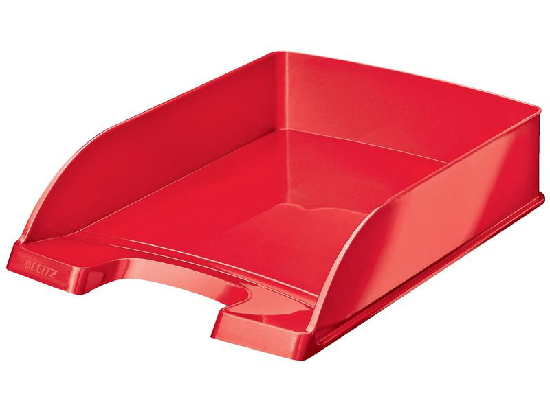 Leitz Ablagekorb WOW A4, Rot glanz