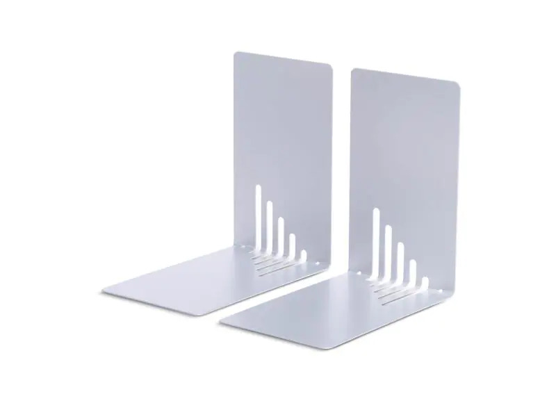 Maul Buchstützen-Set S Silber, Metall