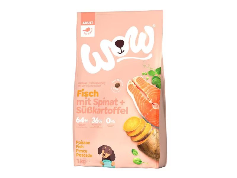 WOW Trockenfutter Minis Adult Fisch, 1 kg