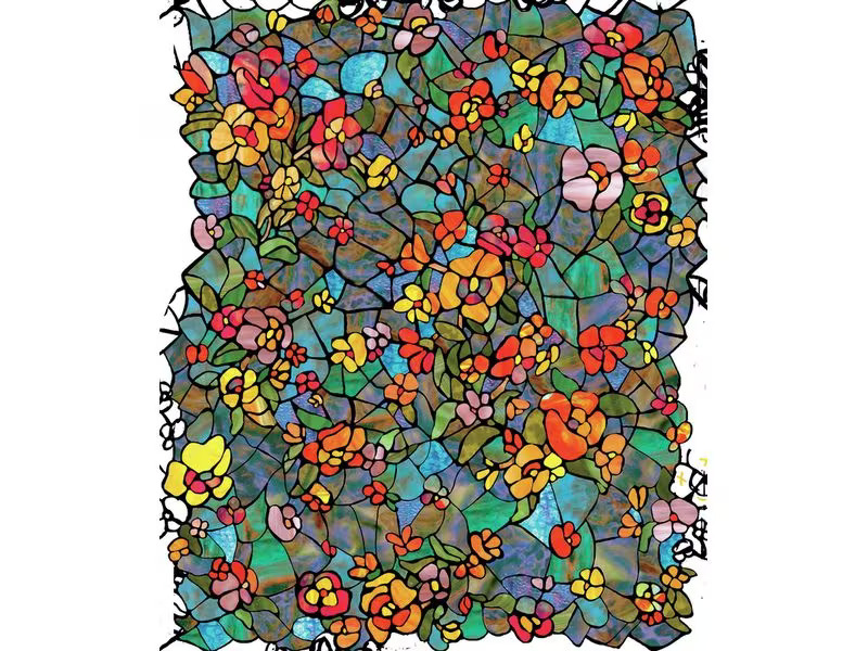 d-c-fix Fensterfolie Venetian Garden 45 x 150 cm
