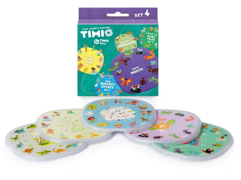 Timio Audio Disc Set 4 5 Discs