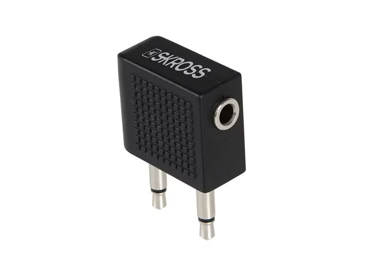 SKROSS Audio-Adapter Airplane Analog, Schwarz