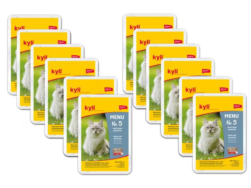 kyli Nassfutter Adult Léger, Menu Nr. 5, 12 x 100 g