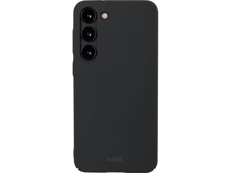 Holdit Back Cover Silicone Galaxy S24+ Schwarz