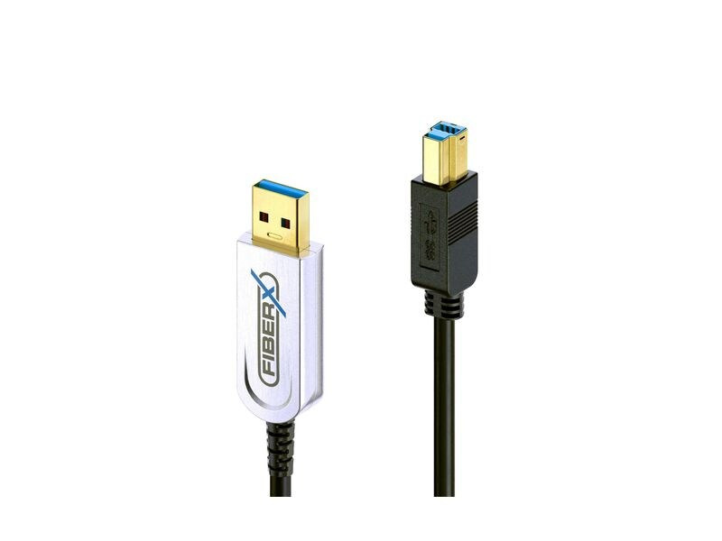 FiberX USB 3.1-Kabel FX-I645 AOC USB A - USB B 5 m