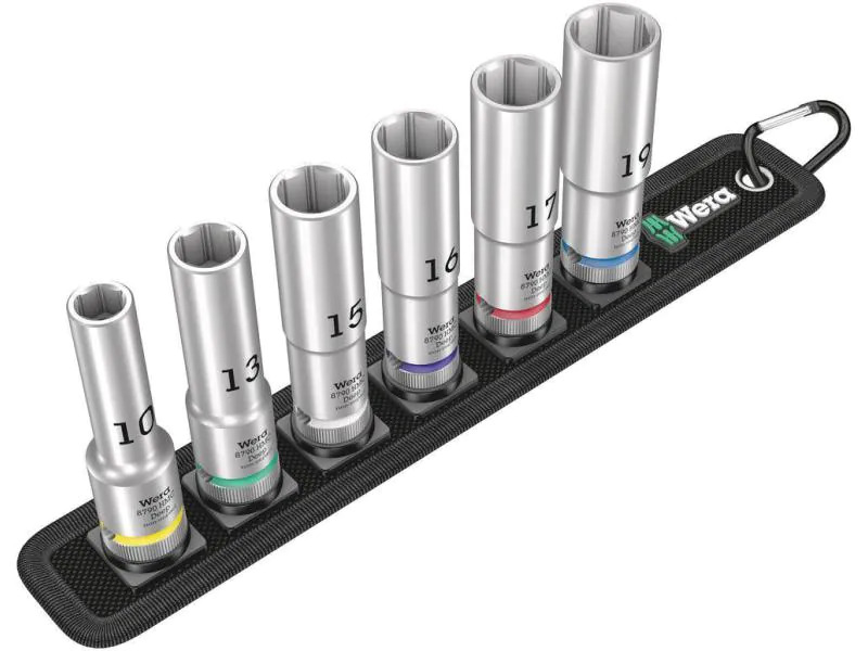 Wera Steckschlüsseleinsatz Belt C Deep 1, 1/2 6-teilig