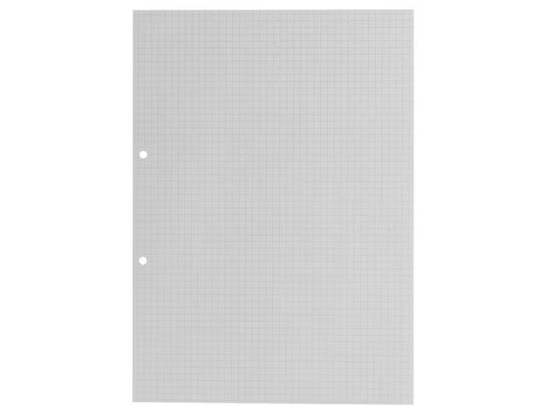 Office Focus Heftblatt FSC A4, Kariert, Grau, 2-fach gelocht