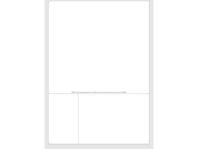 Office Focus Einzahlungsschein QR Code 90 g/m², Abrisshilfe, 100 Blatt