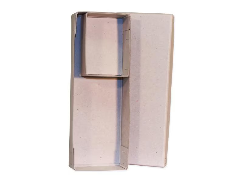 Office Focus Materialschachtel 33.5 x 12.5 x 4.5 cm, Grau