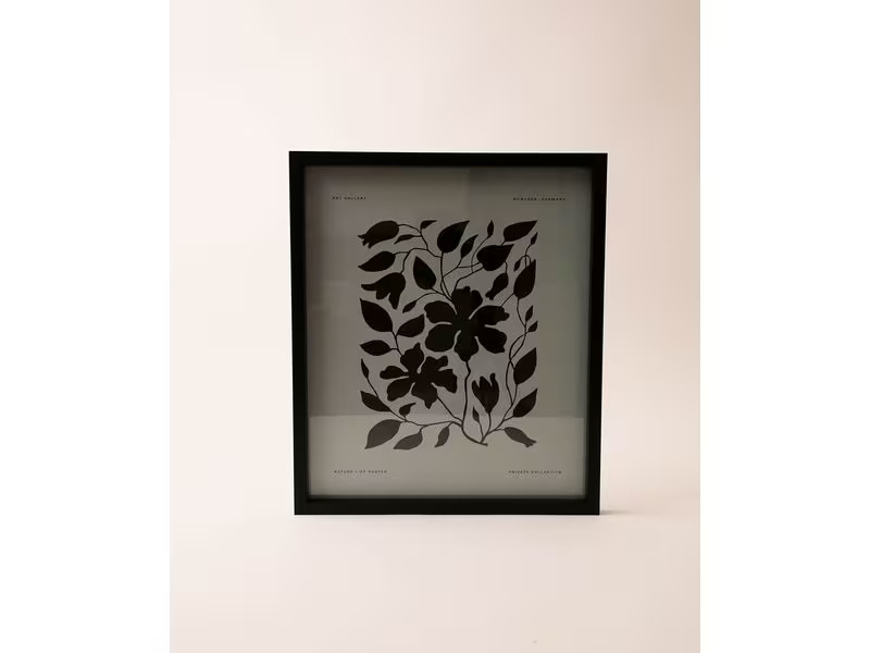 Esmée Bild Black Flower 30 x 35 cm