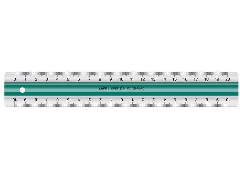 Linex Lineal Super Ruler 20 cm