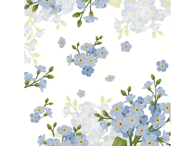 Paper + Design Papierservietten Bloem 33 cm x 33 cm, 20 Stück