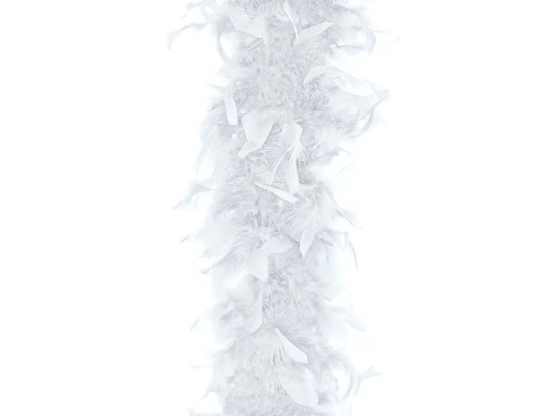 Partydeco Partyaccessoire Boa Weiss